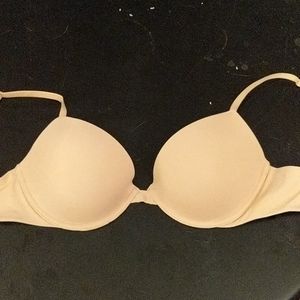 Nude, push-up bra